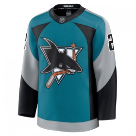 Miesten NHL San Jose Sharks Pelipaita 2025-26 Fanatics Premium Will Smith Alternate Teal